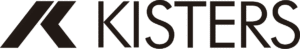 Kisters Logo, ein dunkelgrauer Schriftzug auf weißem Hintergrund mit einem stilisierten 'K' als grafisches Element.